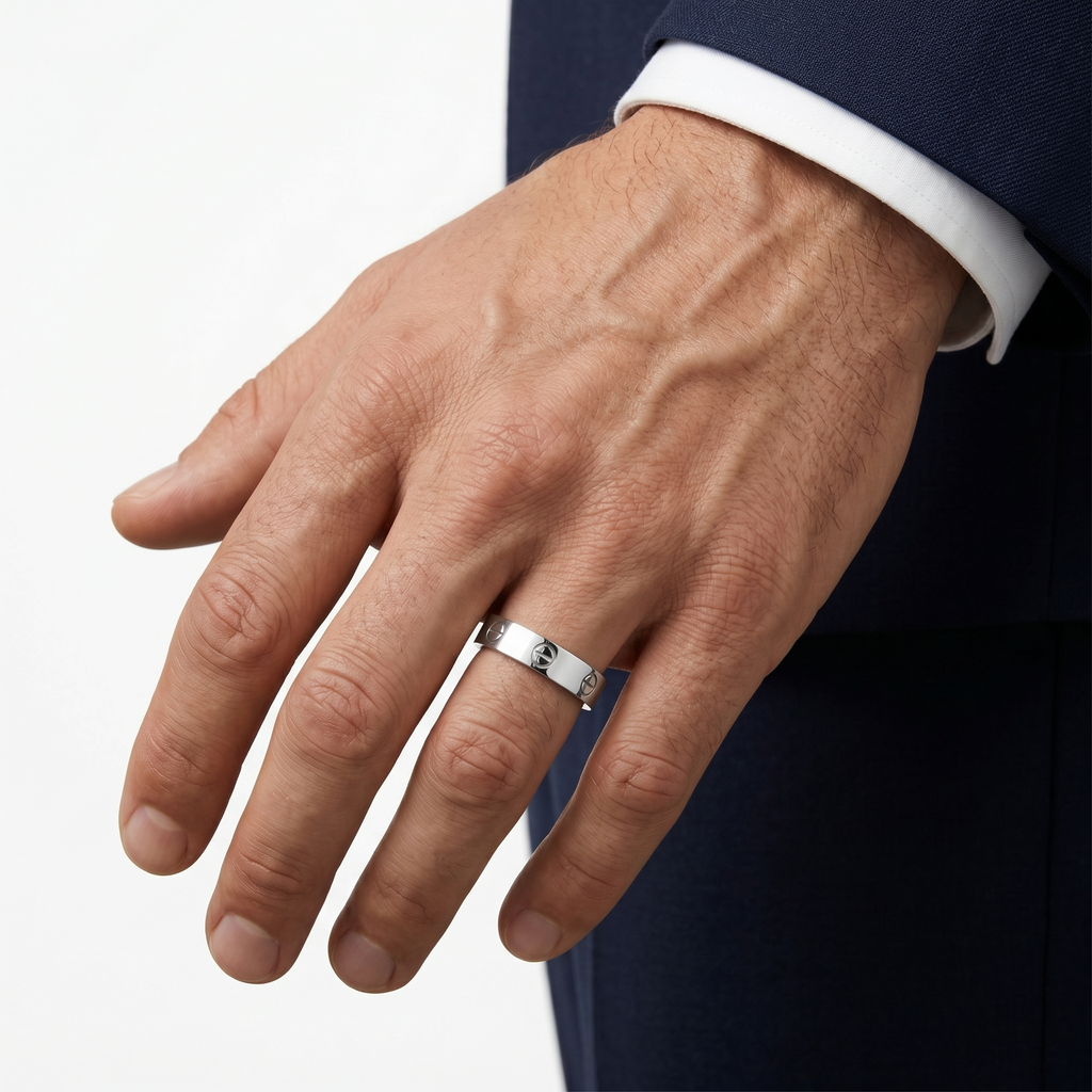 Anillo Carti Love Plateado