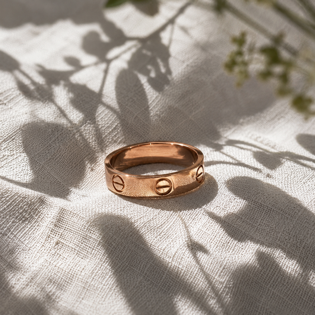 Anillo Carti Love Oro Rosa