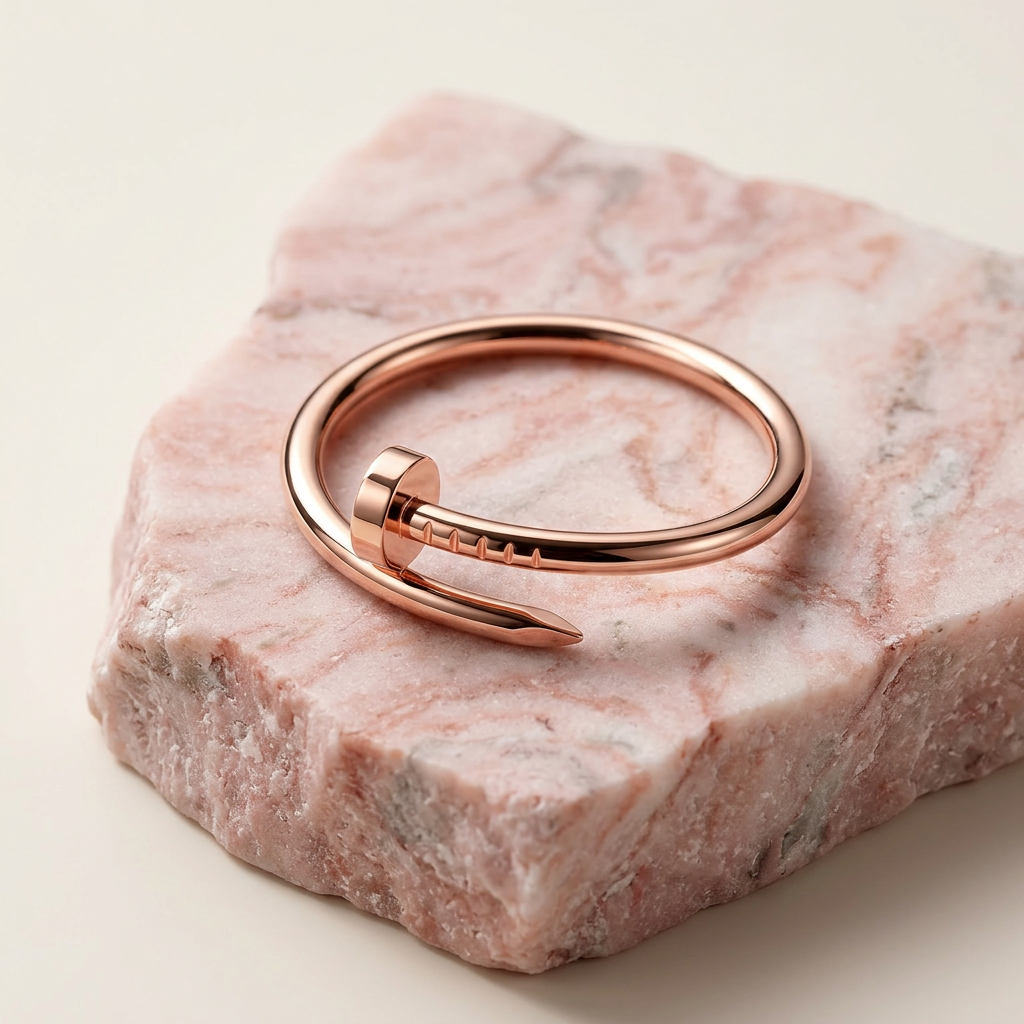 Anillo Clavo Unique Oro Rosa