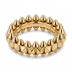 Anillo Clash Mediano Dorado