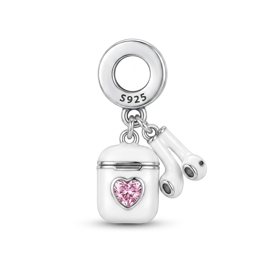 Charm Airpods Plata .925