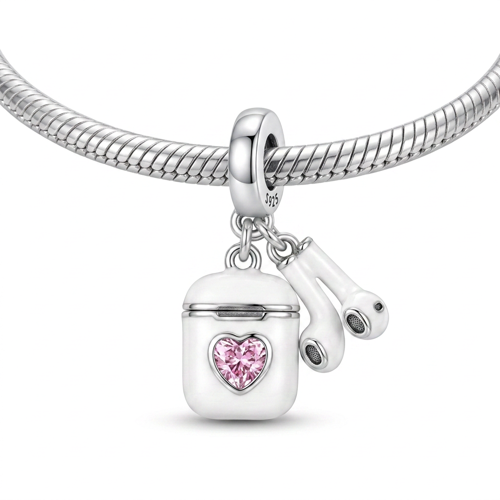 Charm Airpods Plata .925
