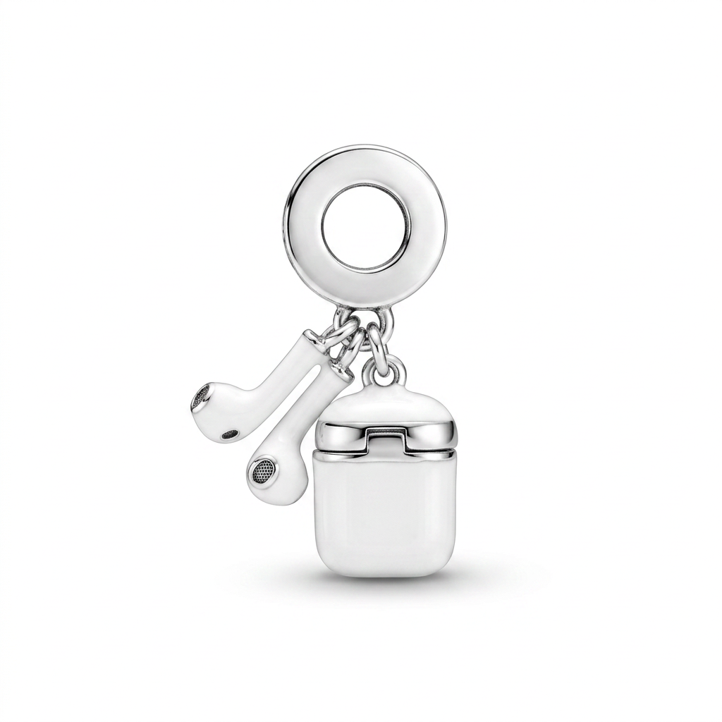 Charm Airpods Plata .925