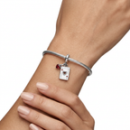 Charm As Corazones Plata .925