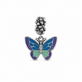 Charm Mariposa Multicolor Plata Ley .925