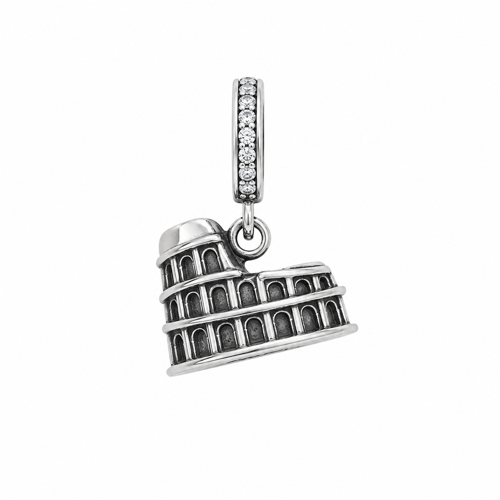 Charm Coliseo Romano Plata Ley .925