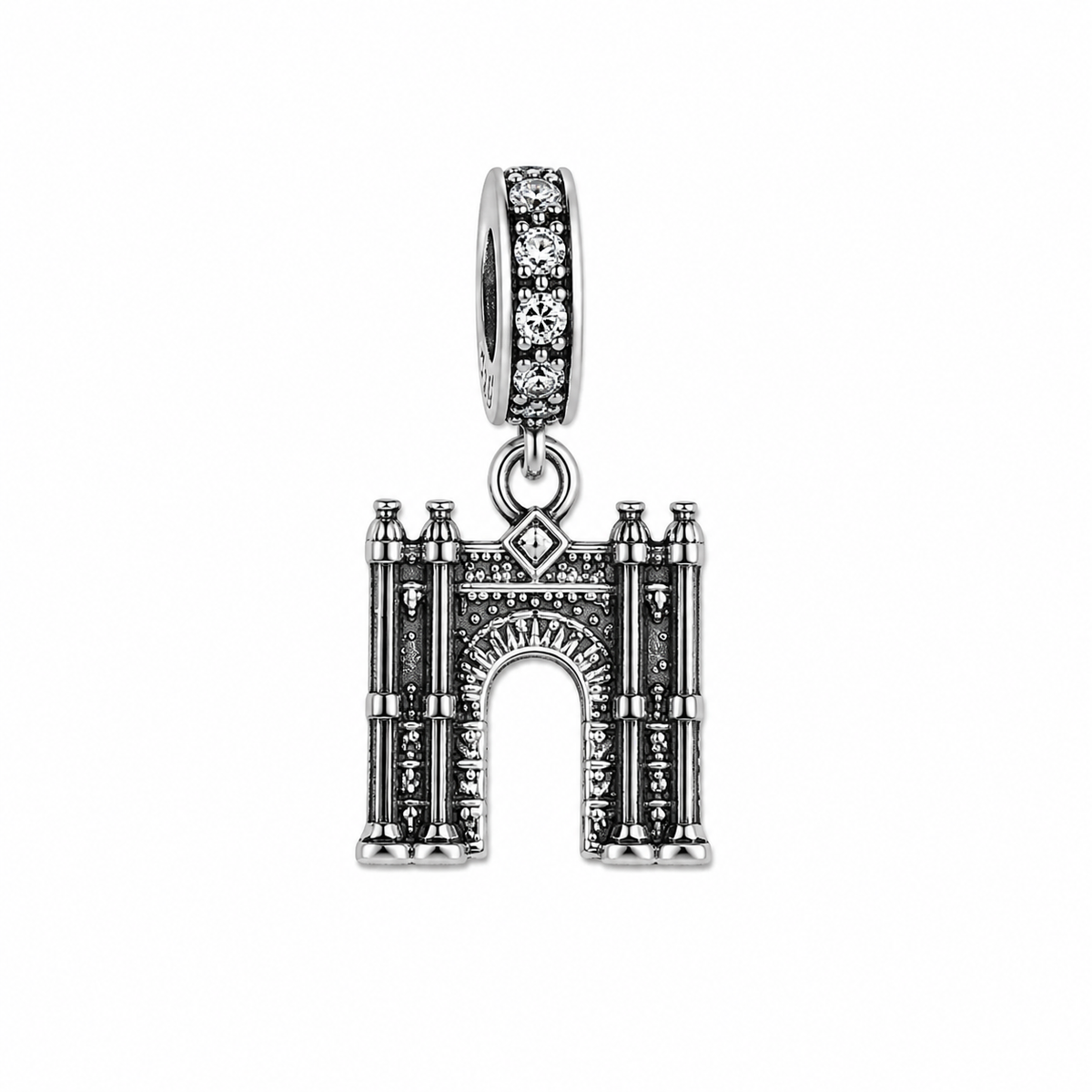 Charm Arco Del Triunfo Paris Plata Ley .925