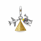 Charm Egipto Plata Ley .925