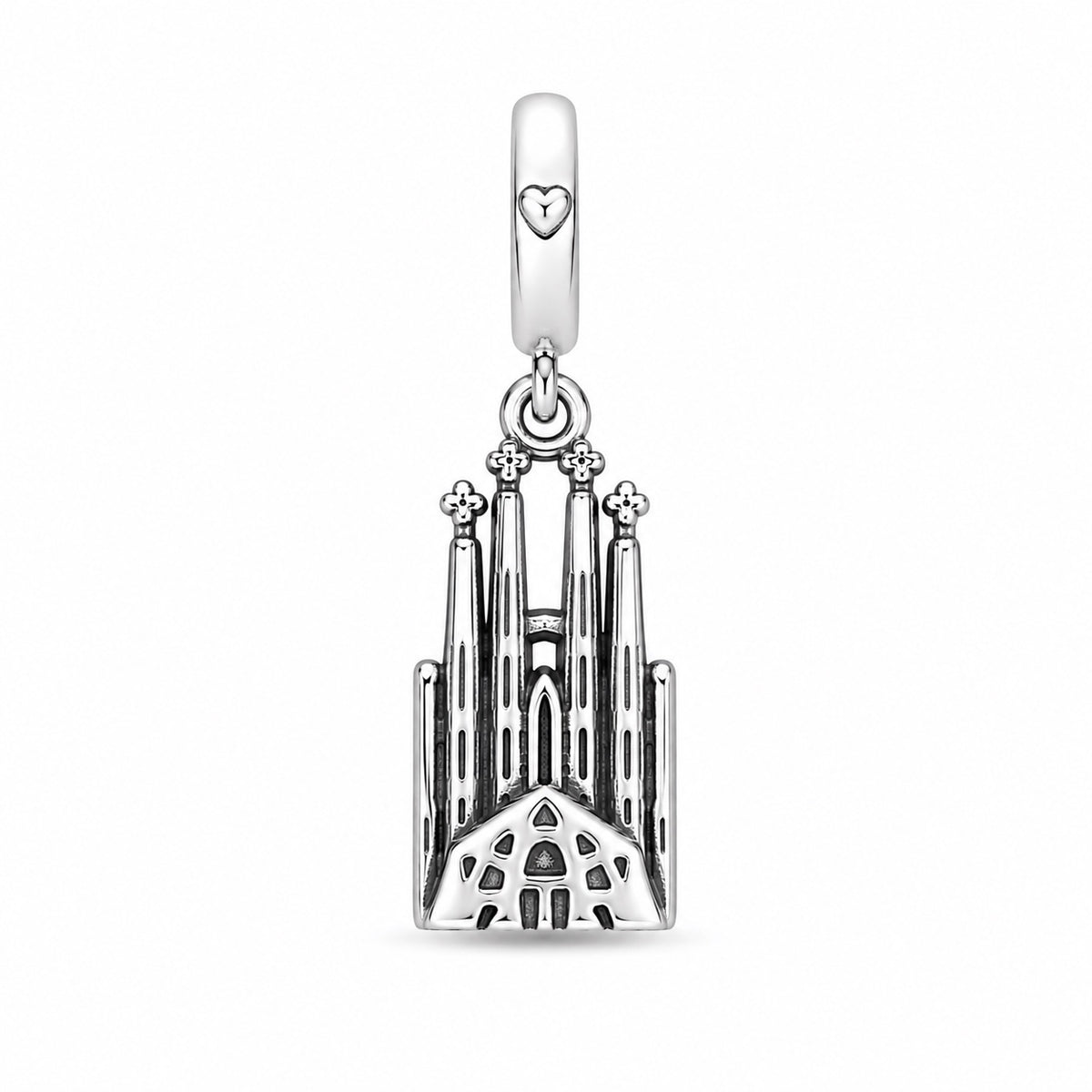 Charm Sagrada Familia De Barcelona Plata Ley .925
