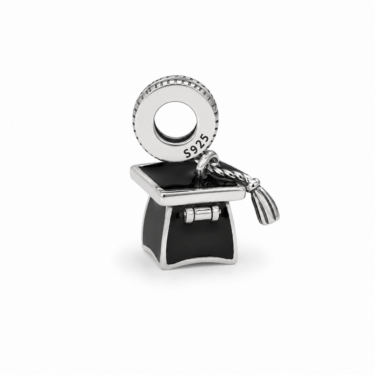 Charm Birrete De graduacion Plata Ley .925