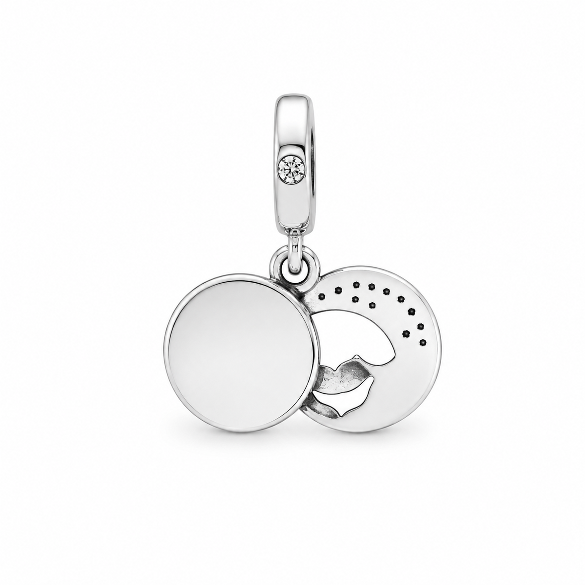 Charm Oceano Y Cola De Sirena Plata Ley .925