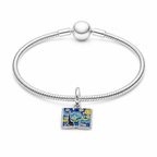Charm Libro Noche Estrellada Plata Ley .924