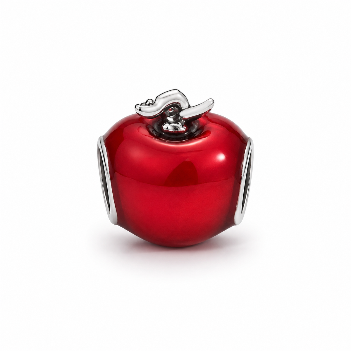 Charm Manzana Roja Plata Ley .924