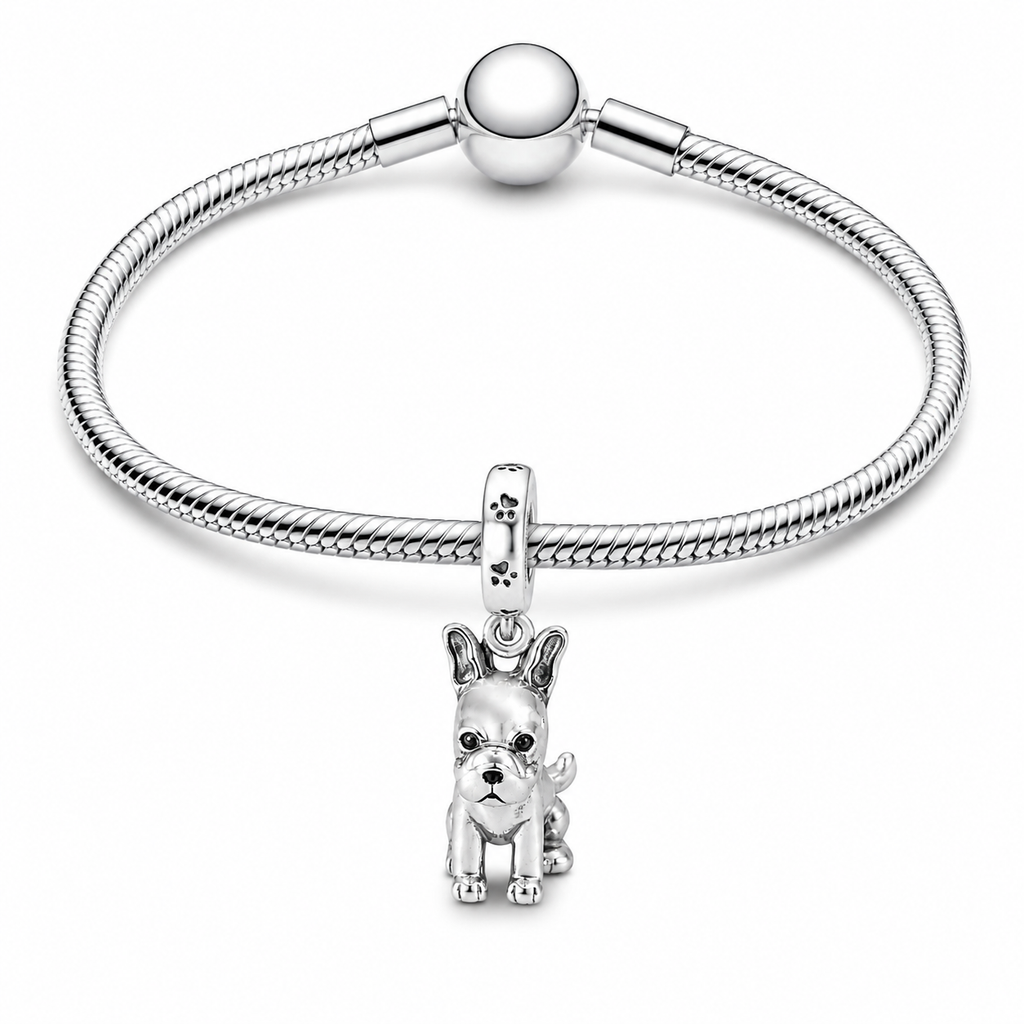 Charm Bulldog Frances Plata Ley .924