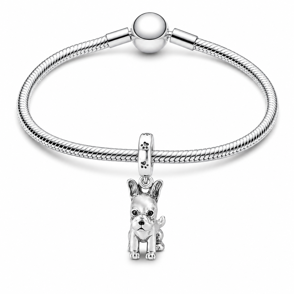 Charm Bulldog Frances Plata Ley .924
