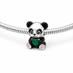Charm Oso Panda  Plata Ley .925