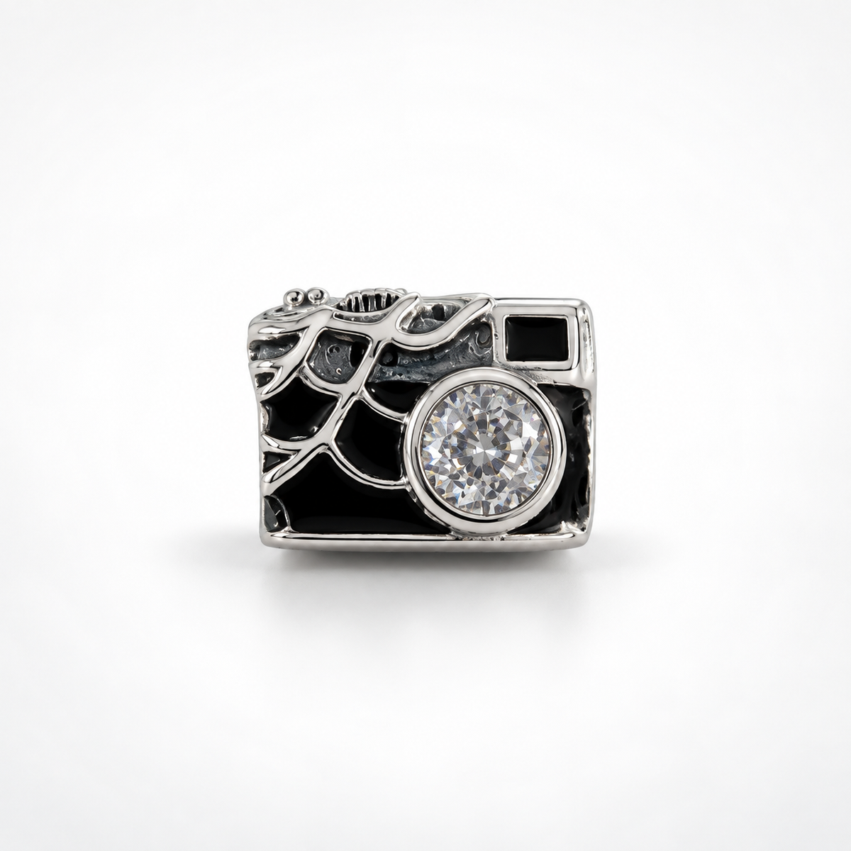Charm Camara Spiderman Plata Ley .925