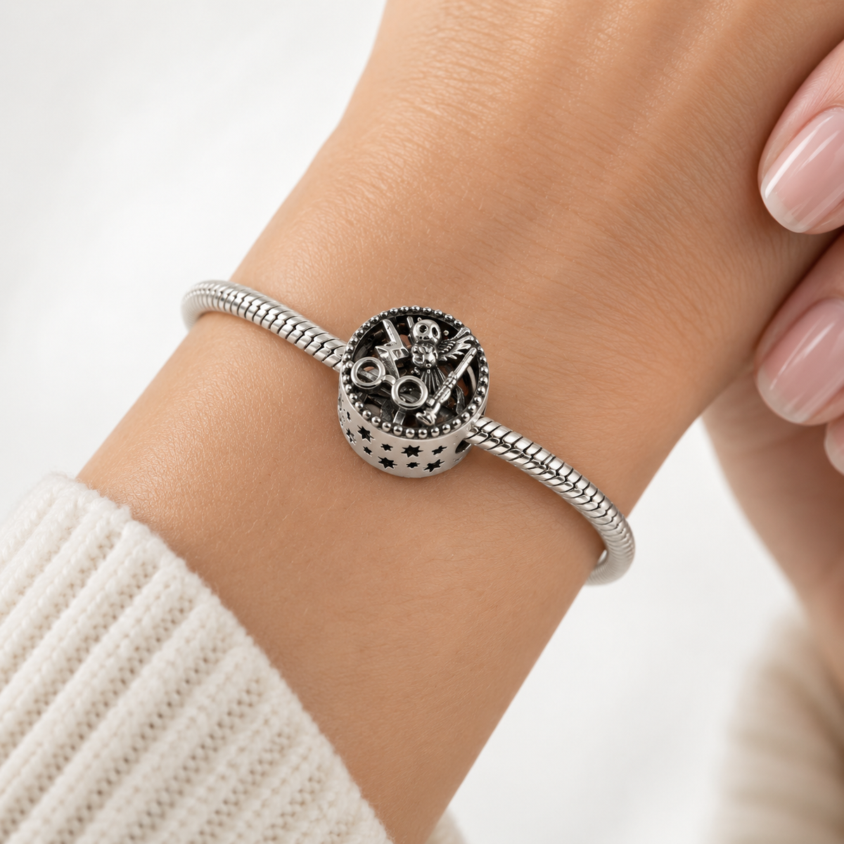 Charm Harry Potter Plata Ley .925