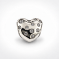 Charm Corazon Plateado Plata Ley .925