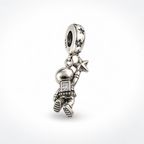 Charm Astronauta Plata Ley .925