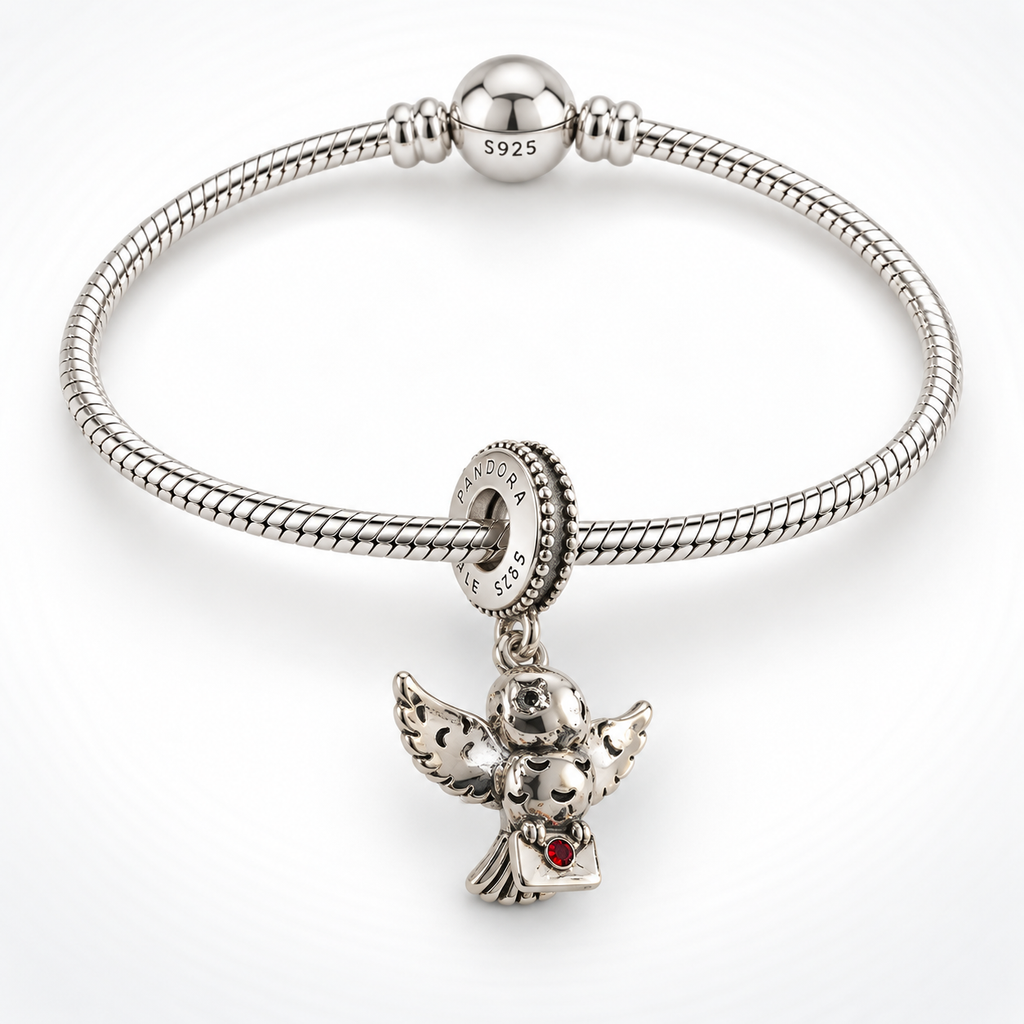 Charm Lechuza Plata Ley .925