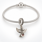 Charm Lechuza Plata Ley .925