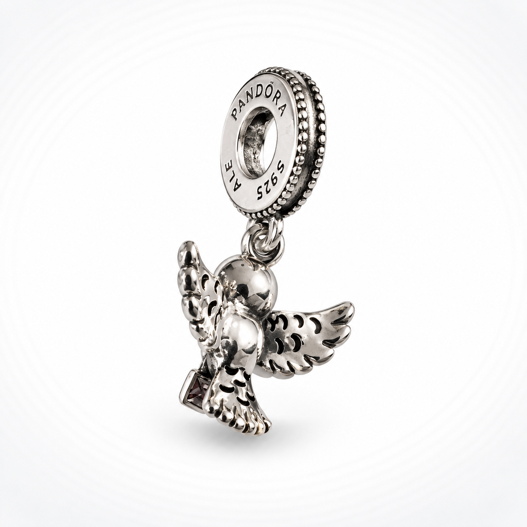 Charm Lechuza Plata Ley .925