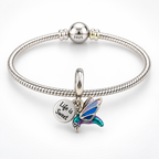 Charm Colibri Plata Ley .925