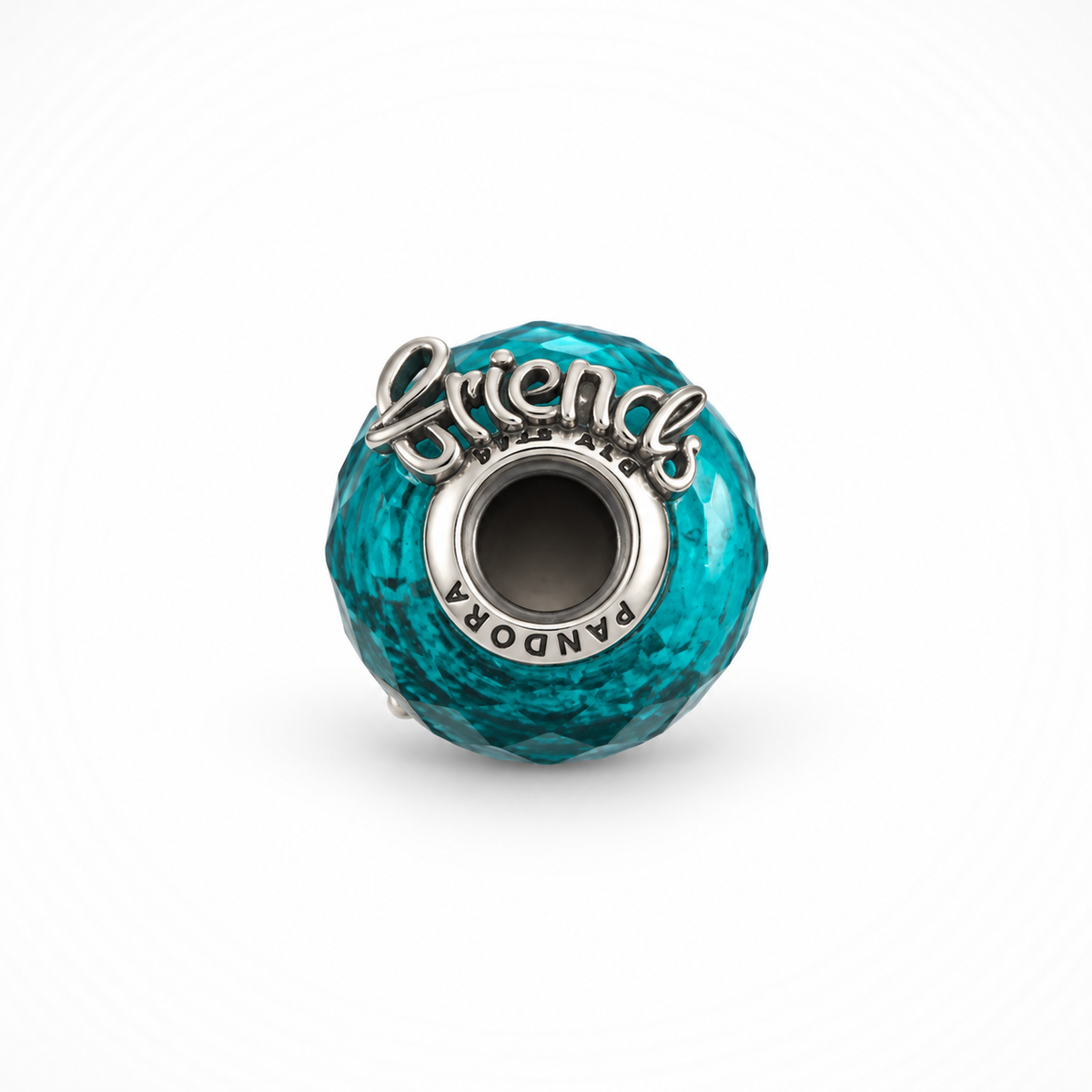 Charm Friends Always Azul Plata Ley .925