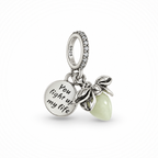 Charm Luciernaga Fluorecente Plata Ley .925