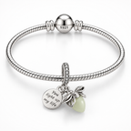 Charm Luciernaga Fluorecente Plata Ley .925