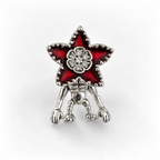 Charm Demogorgon Stranger Things Plata Ley .925