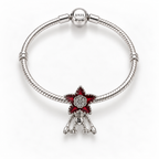 Charm Demogorgon Stranger Things Plata Ley .925