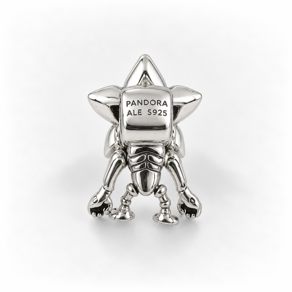 Charm Demogorgon Stranger Things Plata Ley .925