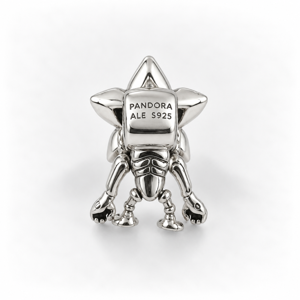 Charm Demogorgon Stranger Things Plata Ley .925