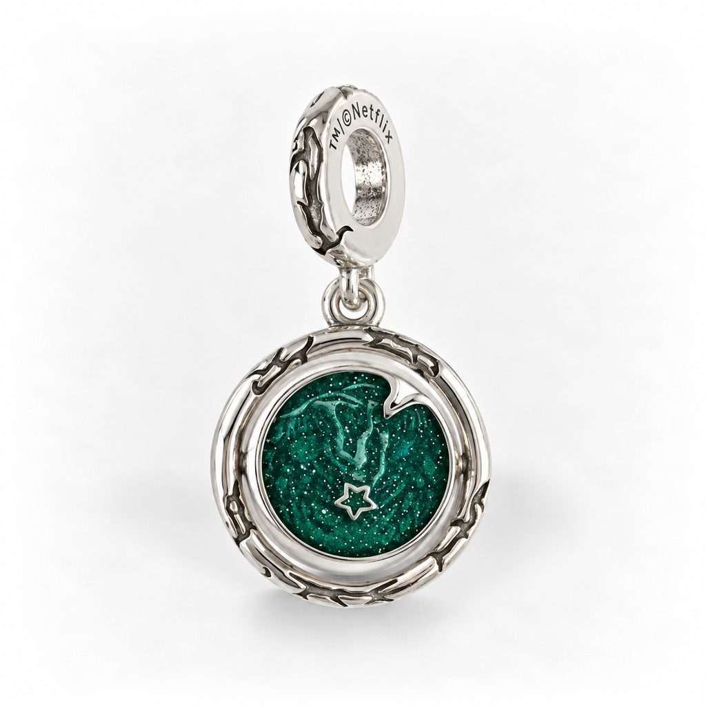 Charm Stranger Things El Otro Lado Plata Ley .925