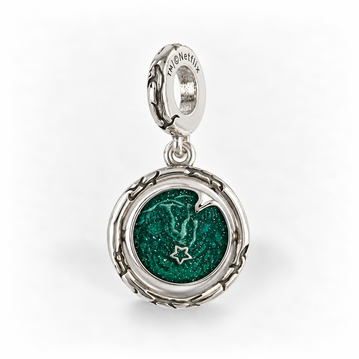 Charm Stranger Things El Otro Lado Plata Ley .925