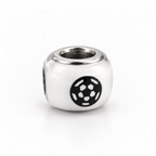 Charm Separador Balon Futbol  Plata Ley .925