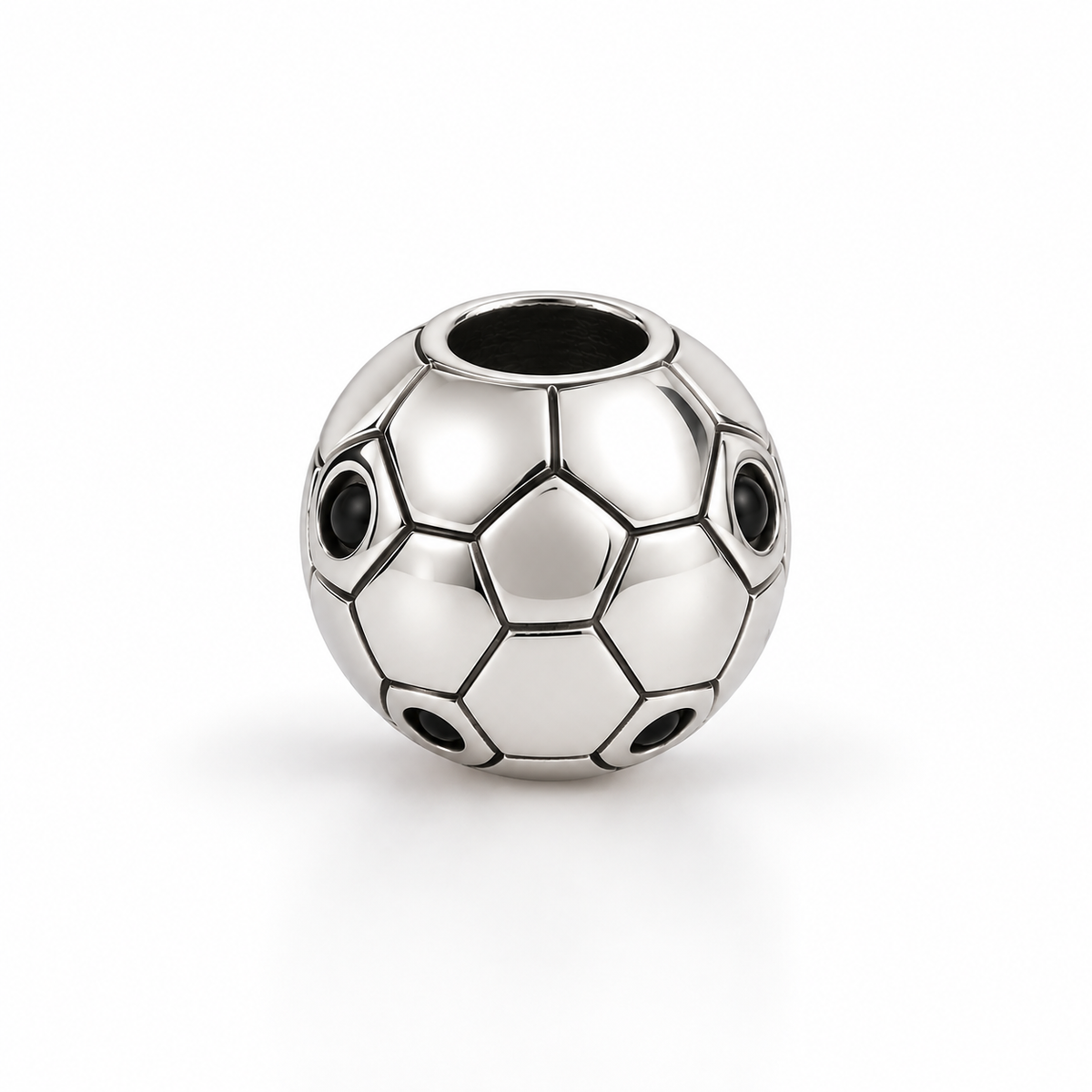 Charm Separador Balon De Futbol Plata Ley .925
