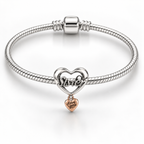 Charm Corazon Sister Plata Ley .925