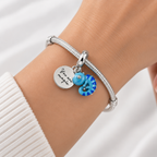 Charm Camaleon Azul   Plata Ley .925