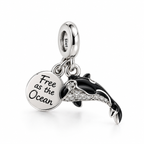 Charm Orca Plata Ley .925