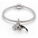 Charm Orca Plata Ley .925