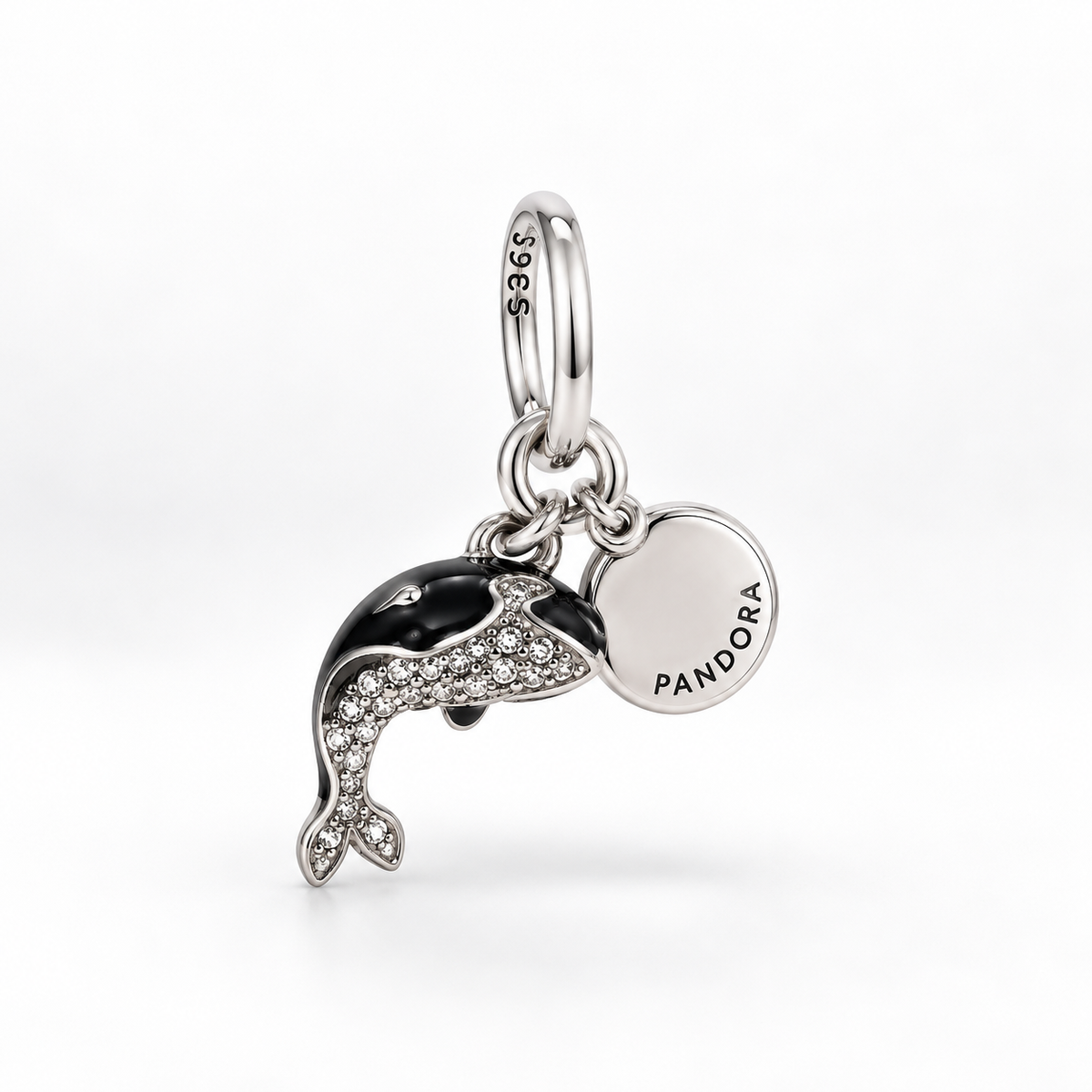 Charm Orca Plata Ley .925