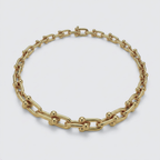 Collar Tiff Eslabones Hard Dorado