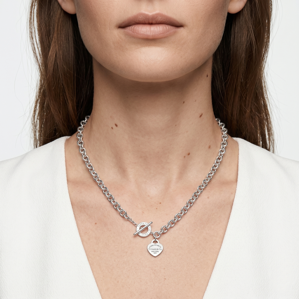 Collar Tiff Heart Pasador