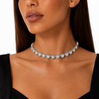 Collar Ariana Tennis y Perla