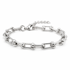 Pulsera Tiff Eslabones Plateado
