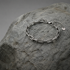 Pulsera Tiff Eslabones Plateado