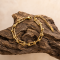 Pulsera Tiff Eslabones Dorado